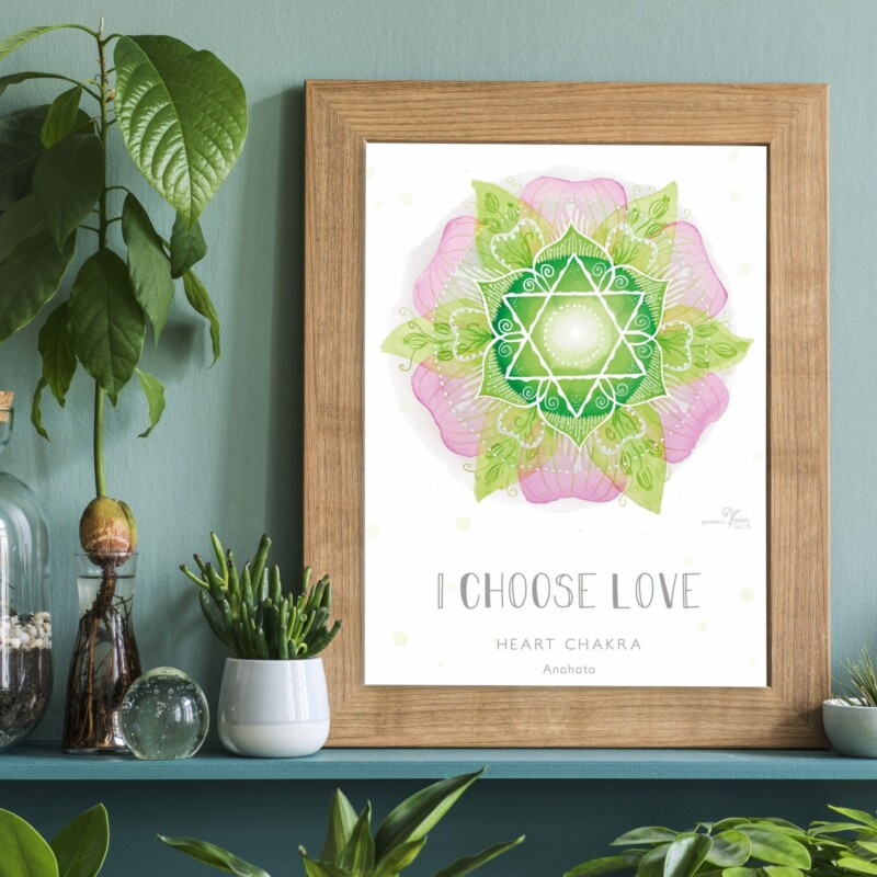 P 6 0 1 601 Herz Chakra Poster I Choose Love Heart Chakra Anahata Scaled 1