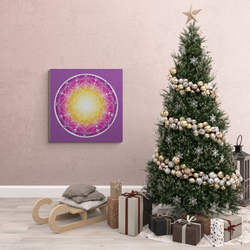 Christmas Tree In Living Room (2)