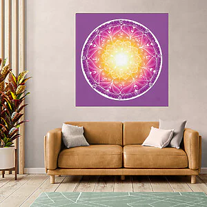 Mandala canvas print Intuition Treasure Your Intuition 5